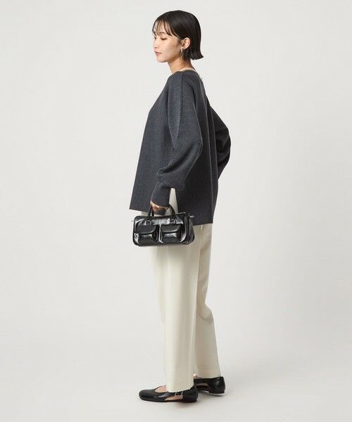 green label relaxing / グリーンレーベル リラクシング ニット・セーター | ウール スムース ワイド ニット プルオーバー ウォッシャブル | 詳細8