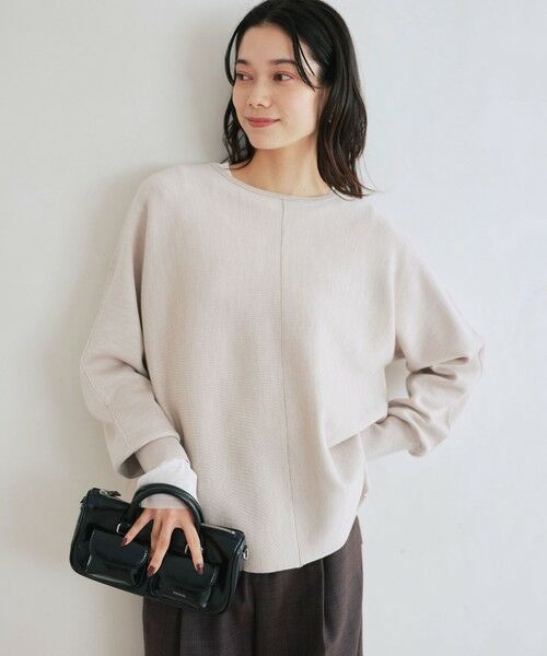 green label relaxing / グリーンレーベル リラクシング ニット・セーター | ウール スムース ワイド ニット プルオーバー ウォッシャブル | 詳細16