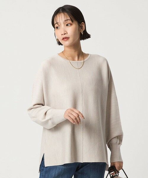 green label relaxing / グリーンレーベル リラクシング ニット・セーター | ウール スムース ワイド ニット プルオーバー ウォッシャブル | 詳細20