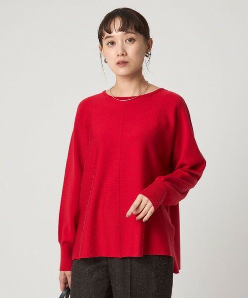 green label relaxing / グリーンレーベル リラクシング ニット・セーター | ウール スムース ワイド ニット プルオーバー ウォッシャブル | 詳細27