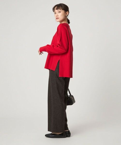 green label relaxing / グリーンレーベル リラクシング ニット・セーター | ウール スムース ワイド ニット プルオーバー ウォッシャブル | 詳細29