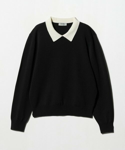 green label relaxing / グリーンレーベル リラクシング ニット・セーター | 襟付き ロングスリーブ プルオーバー ニット ウォッシャブル | 詳細6