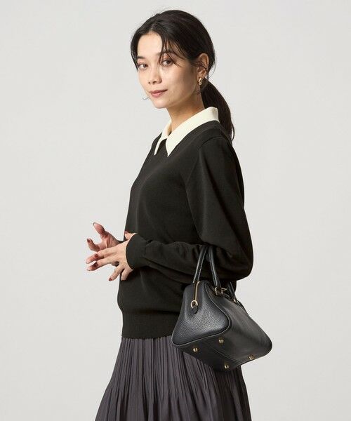 green label relaxing / グリーンレーベル リラクシング ニット・セーター | 襟付き ロングスリーブ プルオーバー ニット ウォッシャブル | 詳細2