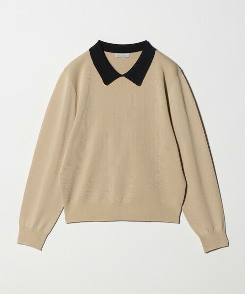 green label relaxing / グリーンレーベル リラクシング ニット・セーター | 襟付き ロングスリーブ プルオーバー ニット ウォッシャブル | 詳細14