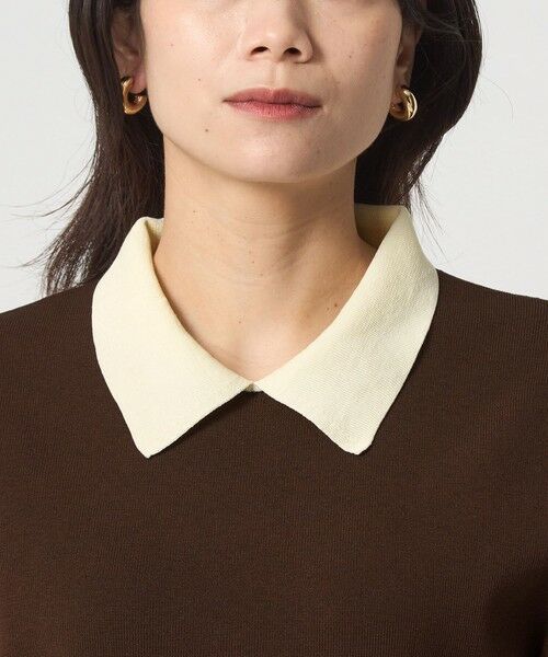 green label relaxing / グリーンレーベル リラクシング ニット・セーター | 襟付き ロングスリーブ プルオーバー ニット ウォッシャブル | 詳細20