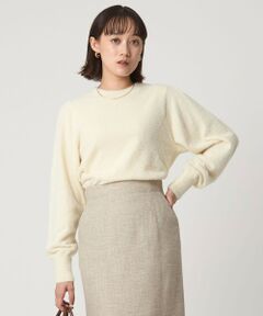 green label relaxing / グリーンレーベル リラクシング ニット・セーター | フラッフ フェザーヤーン ロングスリーブ ニット プルオーバー