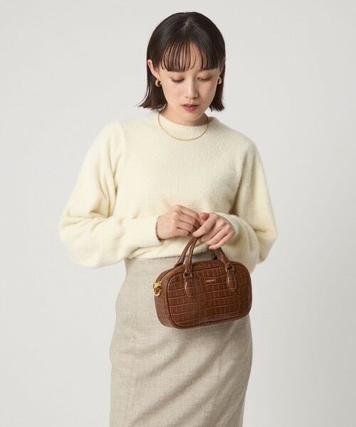 green label relaxing / グリーンレーベル リラクシング ニット・セーター | フラッフ フェザーヤーン ロングスリーブ ニット プルオーバー | 詳細1