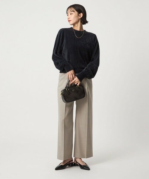 green label relaxing / グリーンレーベル リラクシング ニット・セーター | フラッフ フェザーヤーン ロングスリーブ ニット プルオーバー | 詳細8