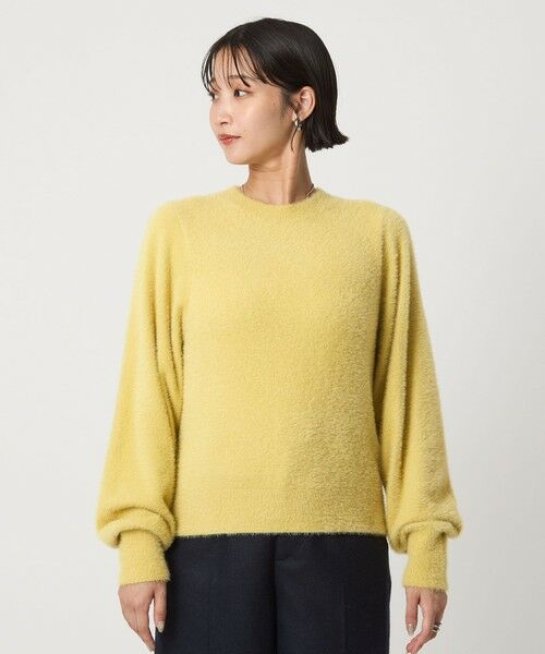green label relaxing / グリーンレーベル リラクシング ニット・セーター | フラッフ フェザーヤーン ロングスリーブ ニット プルオーバー | 詳細24