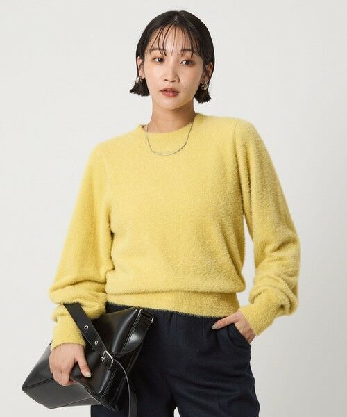 green label relaxing / グリーンレーベル リラクシング ニット・セーター | フラッフ フェザーヤーン ロングスリーブ ニット プルオーバー | 詳細19