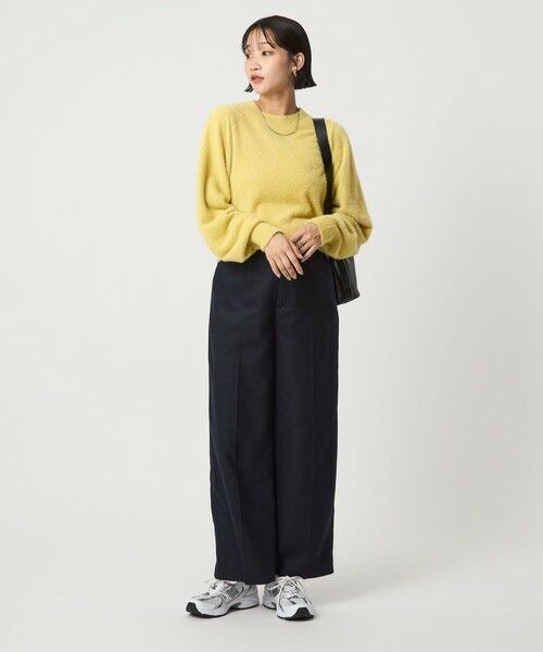 green label relaxing / グリーンレーベル リラクシング ニット・セーター | フラッフ フェザーヤーン ロングスリーブ ニット プルオーバー | 詳細21