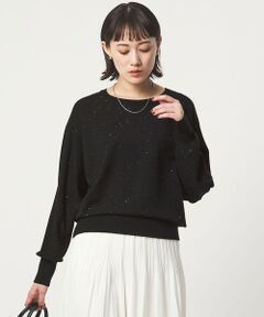 green label relaxing / グリーンレーベル リラクシング ニット・セーター | スパンコール プルオーバー ニット