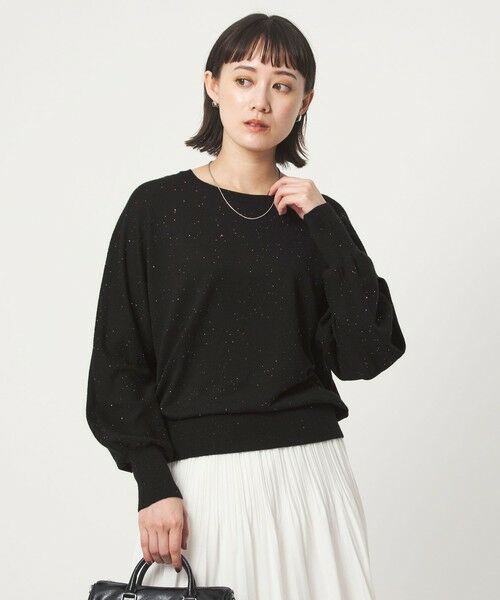 green label relaxing / グリーンレーベル リラクシング ニット・セーター | スパンコール プルオーバー ニット | 詳細1