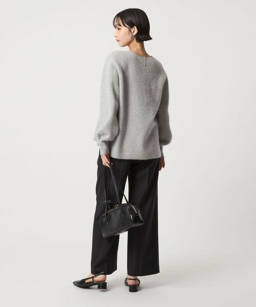 green label relaxing / グリーンレーベル リラクシング ニット・セーター | FOXブレンド フォルム Vネック ニット プルオーバー | 詳細13