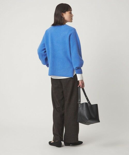 green label relaxing / グリーンレーベル リラクシング ニット・セーター | FOXブレンド フォルム Vネック ニット プルオーバー | 詳細21