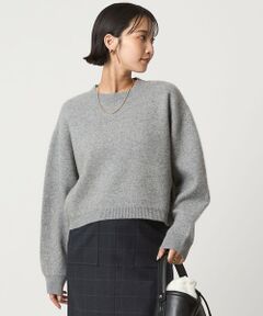 green label relaxing / グリーンレーベル リラクシング ニット・セーター | FOXブレンド ラメ フォルム ドルマン ニット プルオーバー