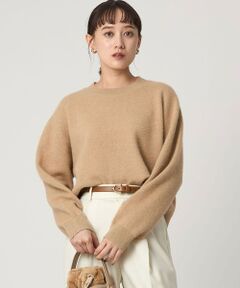 green label relaxing / グリーンレーベル リラクシング ニット・セーター | FOXブレンド ラメ フォルム ドルマン ニット プルオーバー