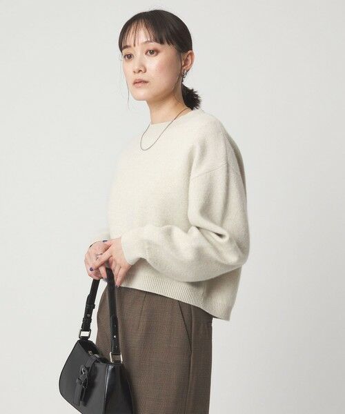 green label relaxing / グリーンレーベル リラクシング ニット・セーター | FOXブレンド ラメ フォルム ドルマン ニット プルオーバー | 詳細6