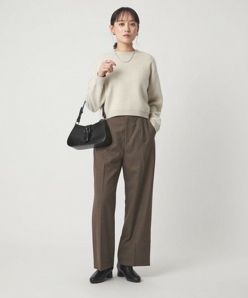 green label relaxing / グリーンレーベル リラクシング ニット・セーター | FOXブレンド ラメ フォルム ドルマン ニット プルオーバー | 詳細7