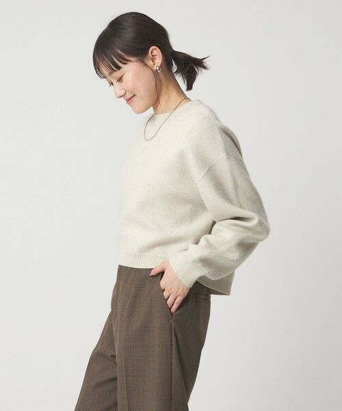 green label relaxing / グリーンレーベル リラクシング ニット・セーター | FOXブレンド ラメ フォルム ドルマン ニット プルオーバー | 詳細8