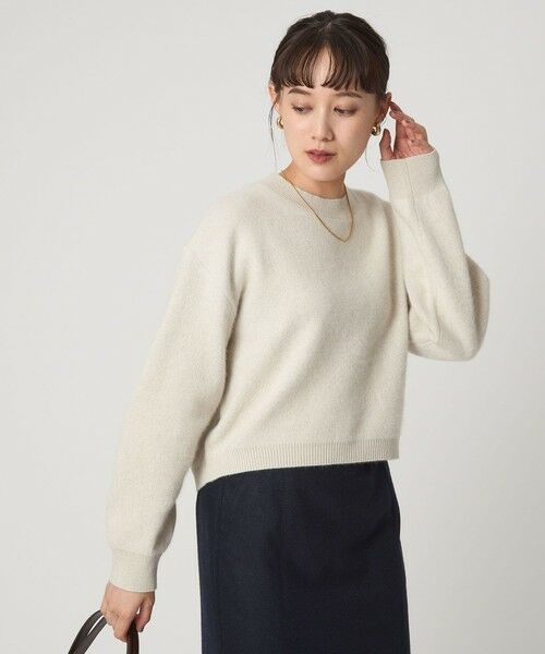 green label relaxing / グリーンレーベル リラクシング ニット・セーター | FOXブレンド ラメ フォルム ドルマン ニット プルオーバー | 詳細2