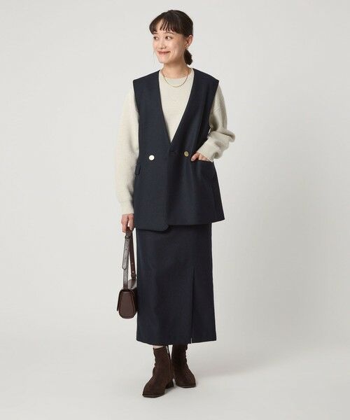 green label relaxing / グリーンレーベル リラクシング ニット・セーター | FOXブレンド ラメ フォルム ドルマン ニット プルオーバー | 詳細4