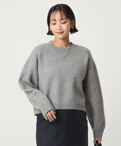 green label relaxing / グリーンレーベル リラクシング ニット・セーター | FOXブレンド ラメ フォルム ドルマン ニット プルオーバー | 詳細14