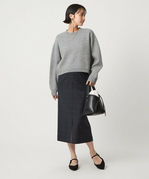 green label relaxing / グリーンレーベル リラクシング ニット・セーター | FOXブレンド ラメ フォルム ドルマン ニット プルオーバー | 詳細16