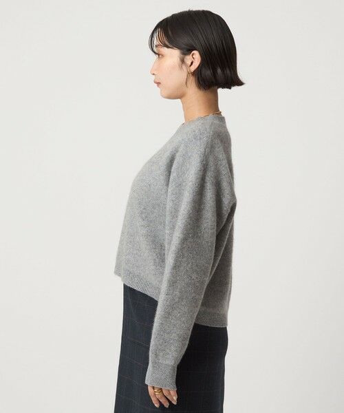green label relaxing / グリーンレーベル リラクシング ニット・セーター | FOXブレンド ラメ フォルム ドルマン ニット プルオーバー | 詳細19