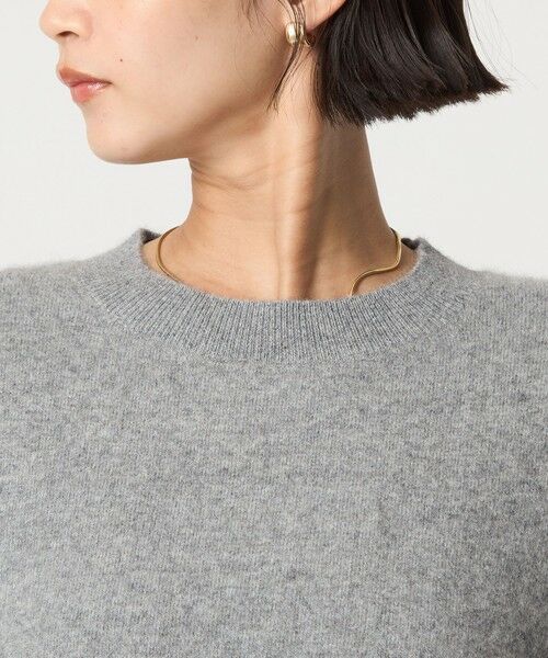 green label relaxing / グリーンレーベル リラクシング ニット・セーター | FOXブレンド ラメ フォルム ドルマン ニット プルオーバー | 詳細21