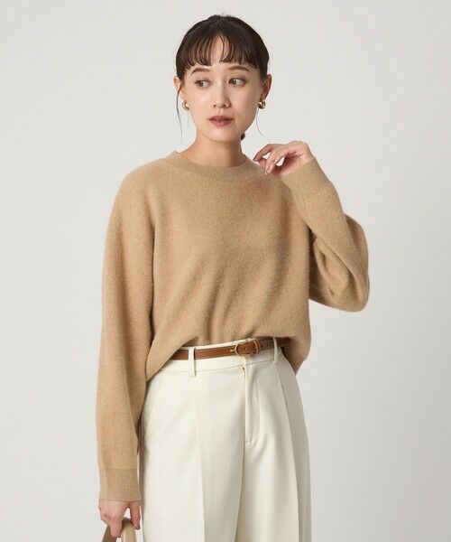 green label relaxing / グリーンレーベル リラクシング ニット・セーター | FOXブレンド ラメ フォルム ドルマン ニット プルオーバー | 詳細23