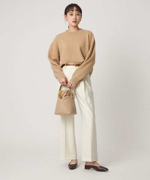 green label relaxing / グリーンレーベル リラクシング ニット・セーター | FOXブレンド ラメ フォルム ドルマン ニット プルオーバー | 詳細25