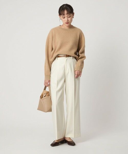 green label relaxing / グリーンレーベル リラクシング ニット・セーター | FOXブレンド ラメ フォルム ドルマン ニット プルオーバー | 詳細26