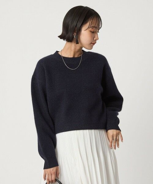 green label relaxing / グリーンレーベル リラクシング ニット・セーター | FOXブレンド ラメ フォルム ドルマン ニット プルオーバー | 詳細29