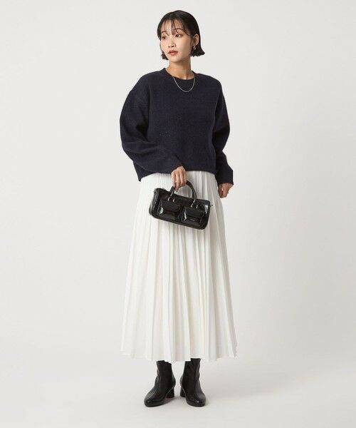 green label relaxing / グリーンレーベル リラクシング ニット・セーター | FOXブレンド ラメ フォルム ドルマン ニット プルオーバー | 詳細30