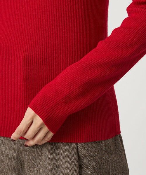 green label relaxing / グリーンレーベル リラクシング ニット・セーター | ウール リブ クルーネック ニット プルオーバー ウォッシャブル | 詳細27