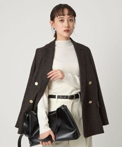 green label relaxing / グリーンレーベル リラクシング ニット・セーター | ウール リブ ボトルネック ニット プルオーバー ウォッシャブル