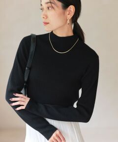 green label relaxing / グリーンレーベル リラクシング ニット・セーター | ウール リブ ボトルネック ニット プルオーバー ウォッシャブル