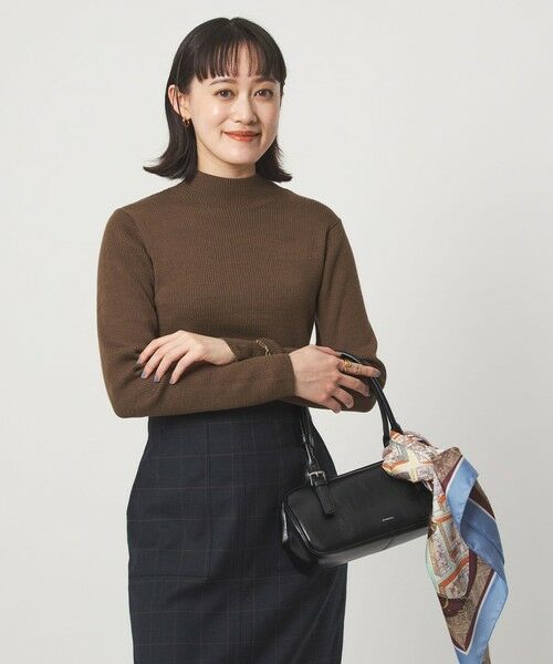 green label relaxing / グリーンレーベル リラクシング ニット・セーター | ウール リブ ボトルネック ニット プルオーバー ウォッシャブル | 詳細18