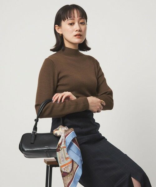 green label relaxing / グリーンレーベル リラクシング ニット・セーター | ウール リブ ボトルネック ニット プルオーバー ウォッシャブル | 詳細19