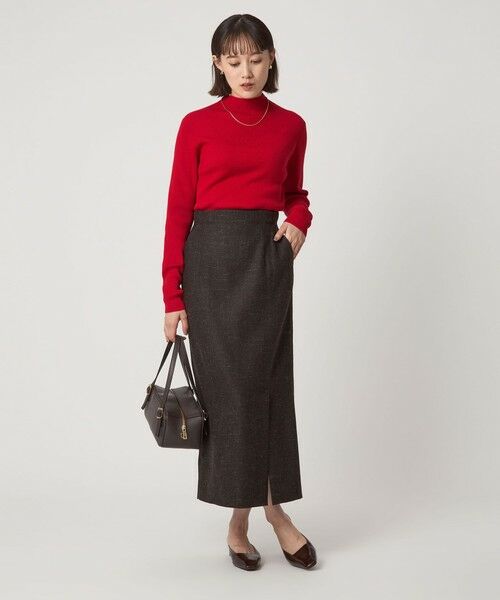 green label relaxing / グリーンレーベル リラクシング ニット・セーター | ウール リブ ボトルネック ニット プルオーバー ウォッシャブル | 詳細24