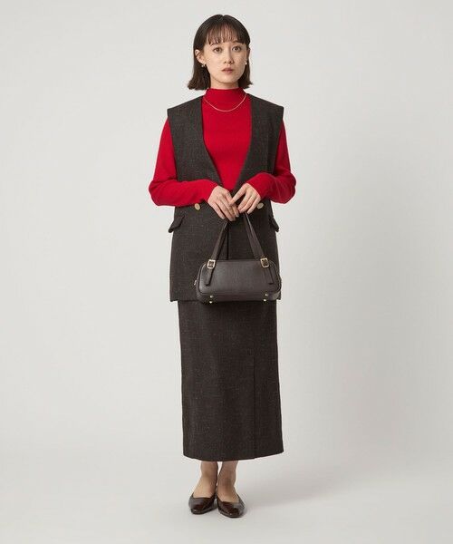 green label relaxing / グリーンレーベル リラクシング ニット・セーター | ウール リブ ボトルネック ニット プルオーバー ウォッシャブル | 詳細26