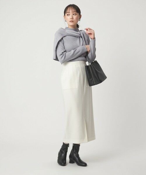 green label relaxing / グリーンレーベル リラクシング ニット・セーター | ラメ リブ ボトルネック ニット プルオーバー ウォッシャブル | 詳細7