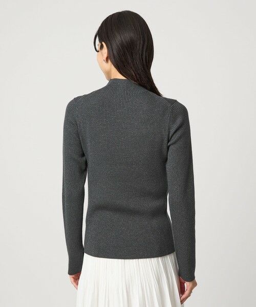 green label relaxing / グリーンレーベル リラクシング ニット・セーター | ラメ リブ ボトルネック ニット プルオーバー ウォッシャブル | 詳細15