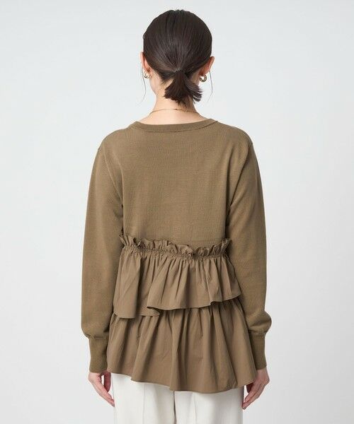 green label relaxing / グリーンレーベル リラクシング ニット・セーター | ティアード ドッキング ニット プルオーバー | 詳細11