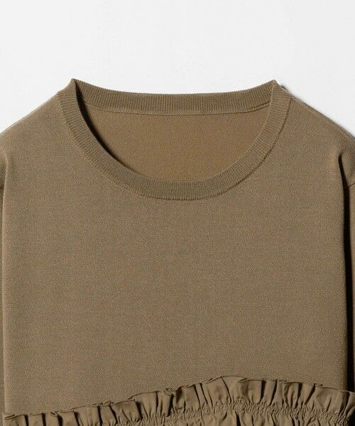 green label relaxing / グリーンレーベル リラクシング ニット・セーター | ティアード ドッキング ニット プルオーバー | 詳細14