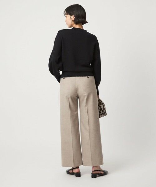 green label relaxing / グリーンレーベル リラクシング スラックス・ドレスパンツ | ［size SHORT/TALLあり］キチントボトムス サキソニー ワイド パンツ | 詳細12