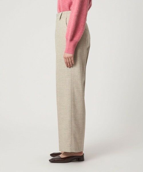 green label relaxing / グリーンレーベル リラクシング スラックス・ドレスパンツ | ［size SHORT/TALLあり］スラブ ワイド ストレート パンツ | 詳細6