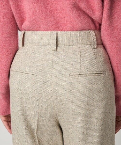 green label relaxing / グリーンレーベル リラクシング スラックス・ドレスパンツ | ［size SHORT/TALLあり］スラブ ワイド ストレート パンツ | 詳細9