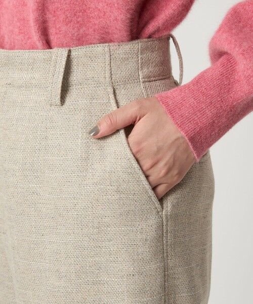 green label relaxing / グリーンレーベル リラクシング スラックス・ドレスパンツ | ［size SHORT/TALLあり］スラブ ワイド ストレート パンツ | 詳細10